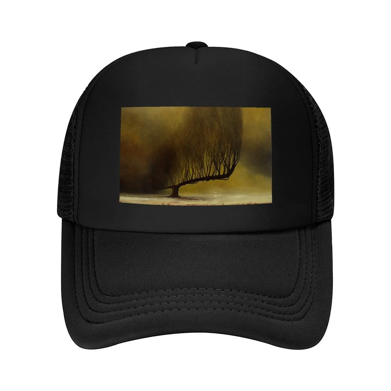 

Untitled (Nightmare Tree) by Zdzislaw Beksinski Baseball Cap tea Hat Trucker Cap Rave sun caps Women Beach Fashion Men's