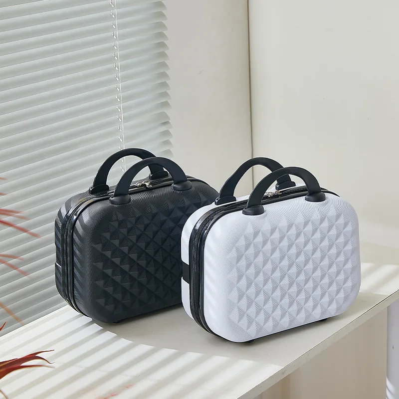 

14-дюймовая простая и стильная женская косметичка, портативный чехол для переноски, свадебная коробка для хранения, модная женская маленькая косметичка