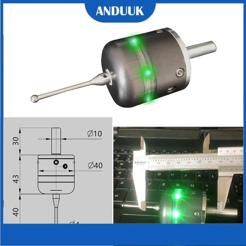 3D edge finder CNC mechanical machining center 3 D milling machine Three-coordinate precision centering rod tool accuracy 0.01mm