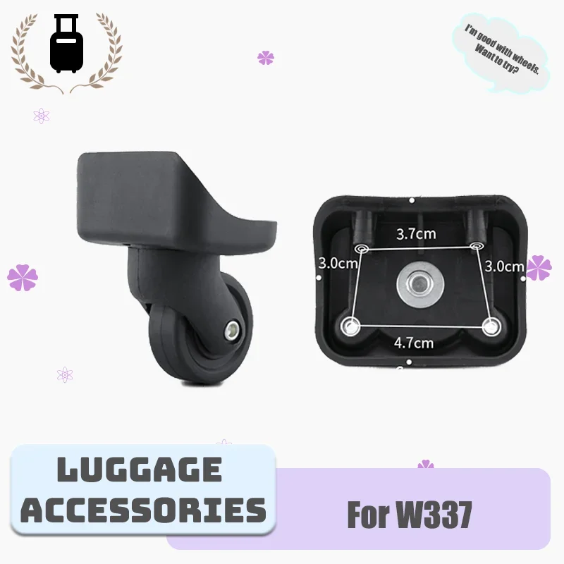

For W-337 Universal 360° Silent Smooth-Rolling Luggage Wheel Replacement Set - High-Quality Silent Wheels For Suitcases