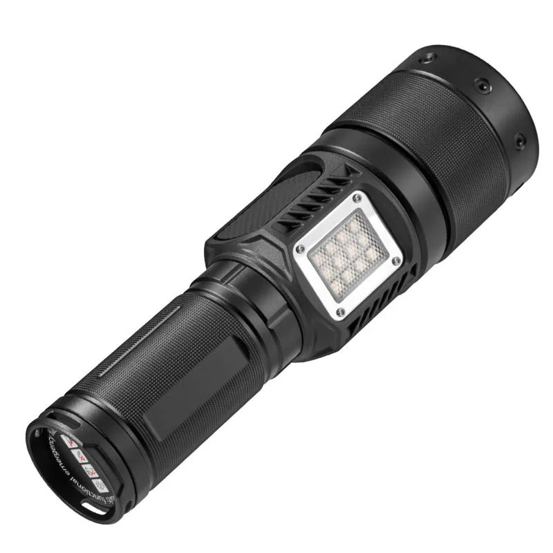 Ultra Bright White Laser Strong Light Flashlight Led High-Power Outdoor Multifunctional Zoom Flashlight Camping Fishing Light
