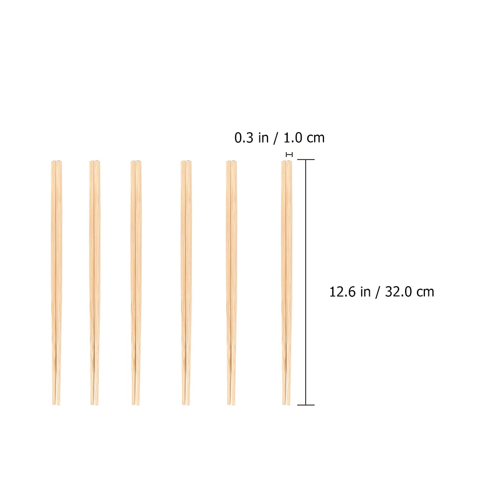 

Long Bamboo Chopsticks Wood Color Hot Pot Cooking Frying Noodles Lifting Extra Long Wooden