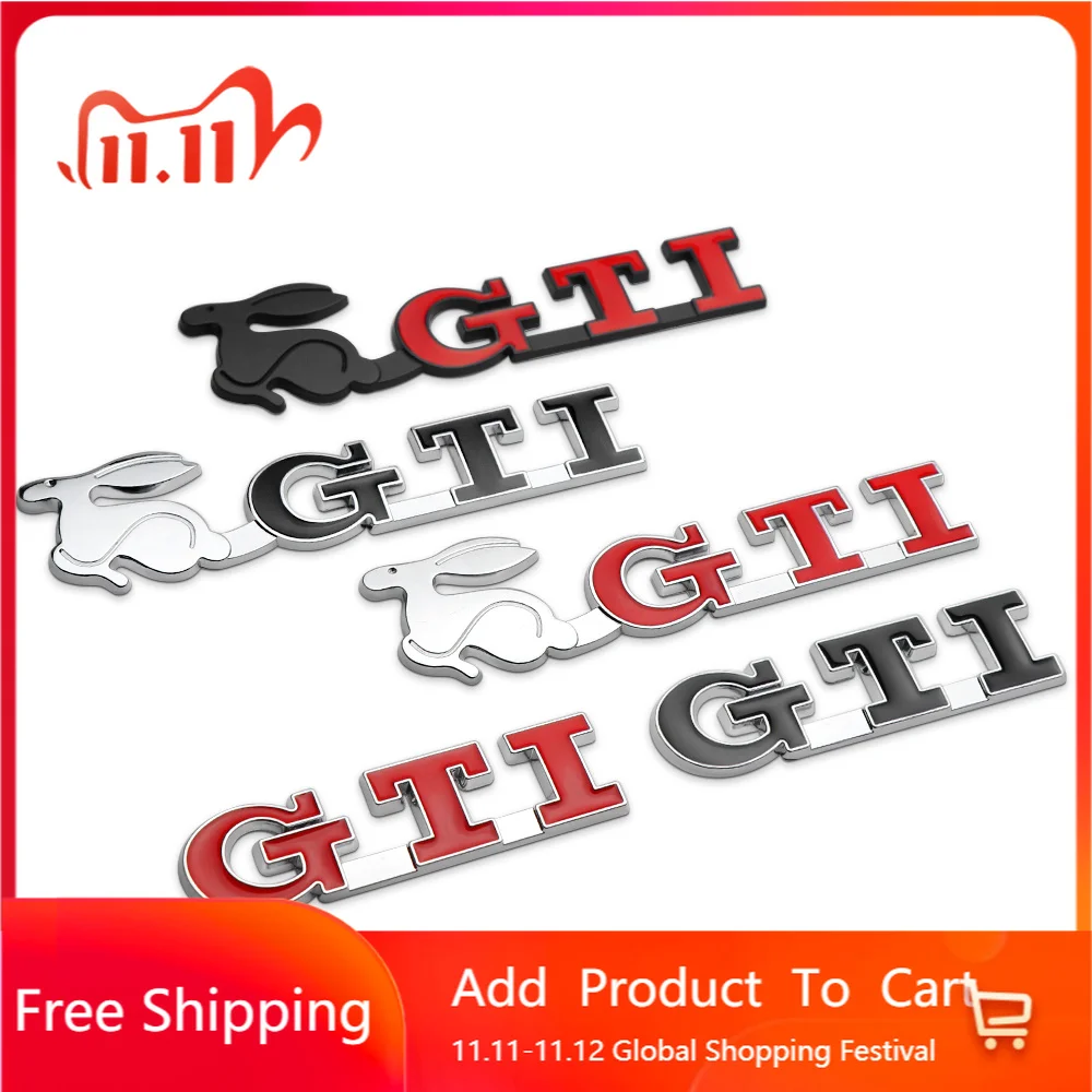 Car Styling Metal R Logo Body Trunk Decoration Fender Sticker For Volkswagen VW Golf Polo Tiguan Jetta Touran Rline GTI Passat