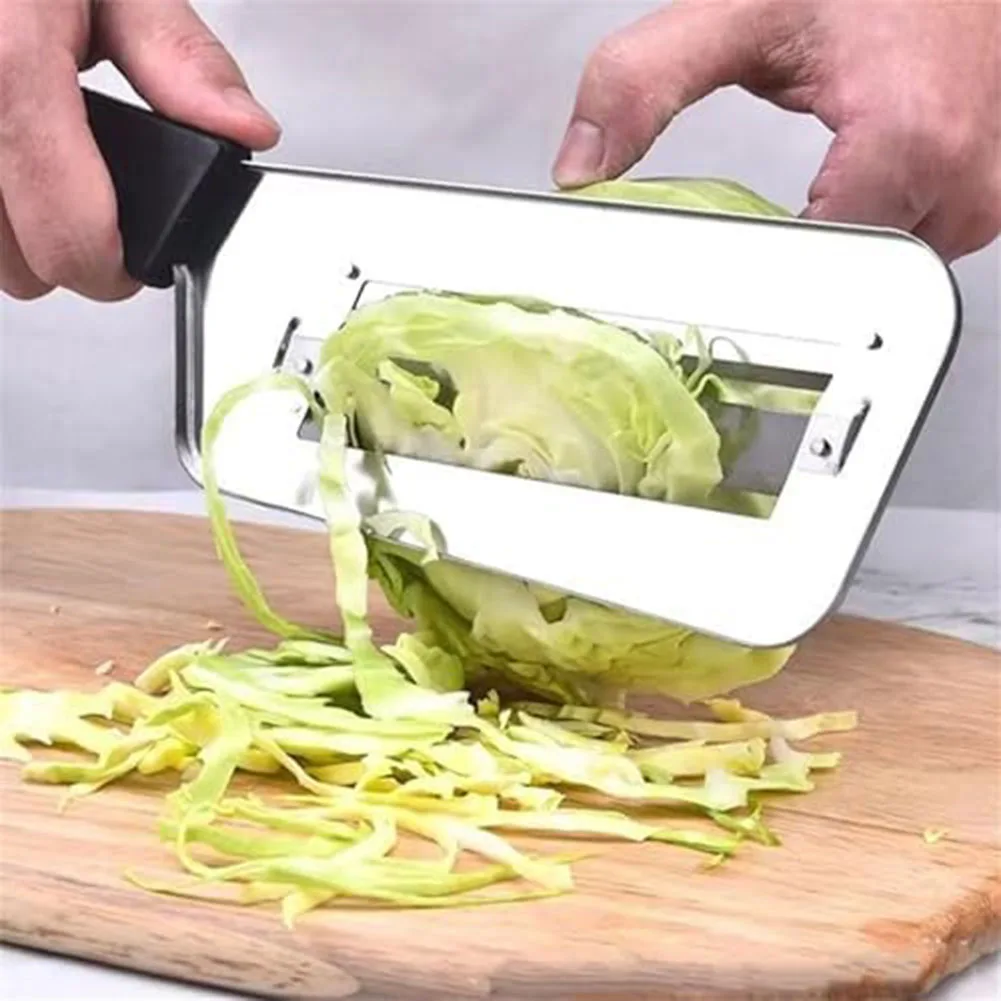 

1Pcs Cabbage Kitchen K-nife Stainless Steel Dual Blades Kitchen Vegetable Potato Carrot K-nife Multifunction Household Gadgets