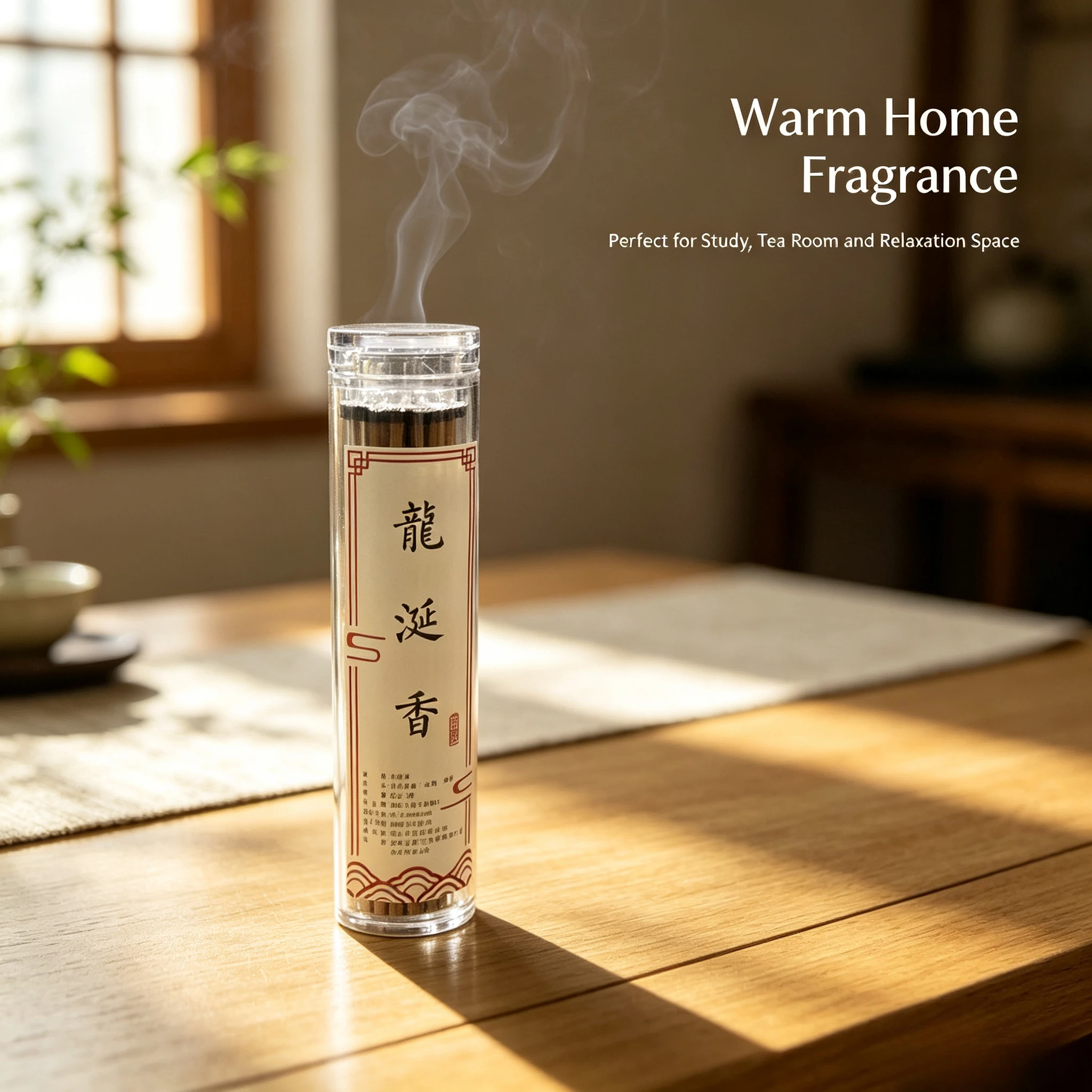 XMSJ Natural Ambergris Incense Sticks, Hand‑made Pure Natural Stick Incense Indoor Home Aromatherapy for Meditation Tea Room