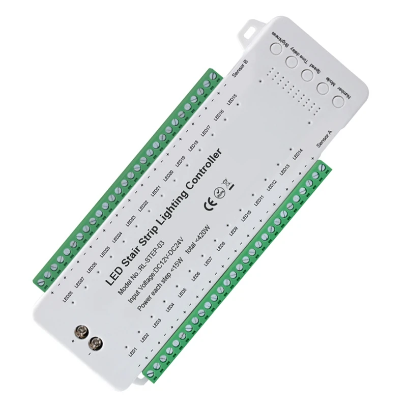 Inteligente Stair LED Motion Sensor Controller, indução Controller, Strip Dimmer, Stairway Light