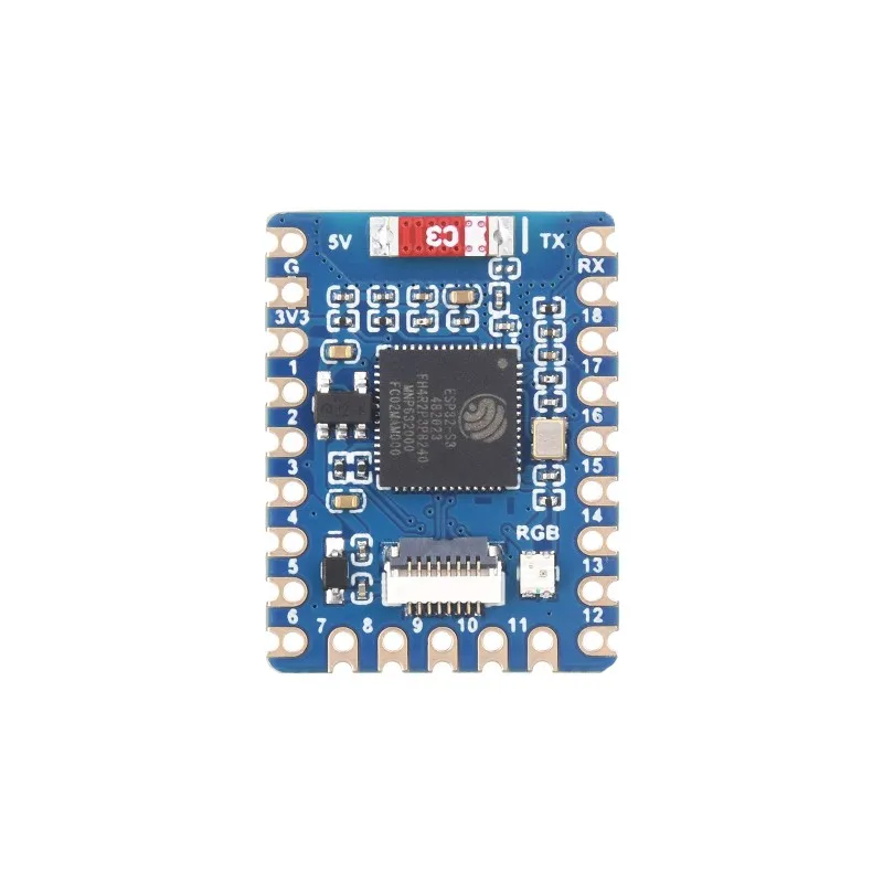 ESP32-S3 Mini Development Board, Based on ESP32-S3FH4R2 Dual-Core Processor, 240MHz Running Frequency, USB Port Adapter Board Op