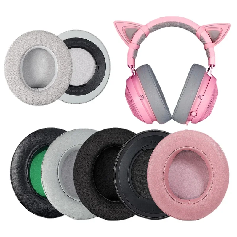 Replacement Ear Pads Earpads Foam Cushion Headband for Razer Kraken 7.1 V2 Gaming Headset Headphone