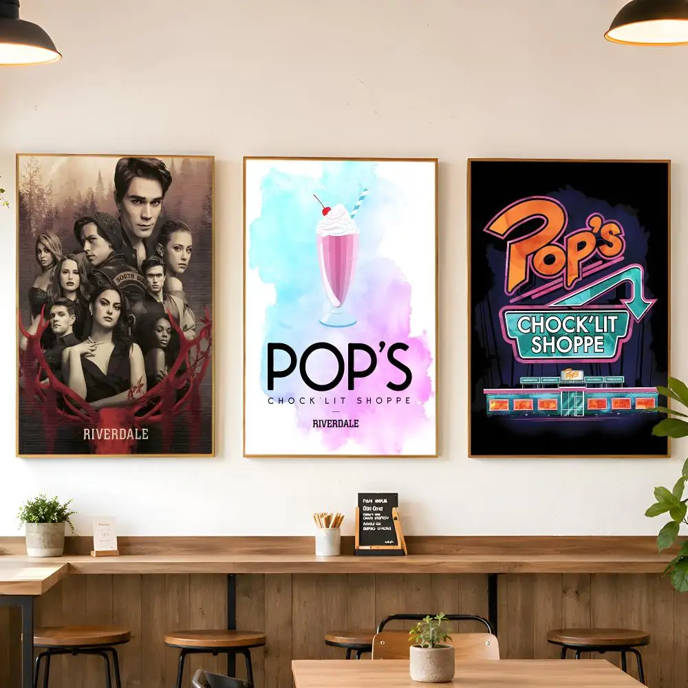 Anime R-Riverdale TV Poster Matte Wall Peel And Stick Decor Bedroom Living Room Office Dorm Home
