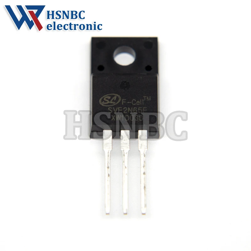 10 Pz/lotto SVF2N65F 2N65 SVF2N65 TO-220F 2A 650V N-channel MOSFET di Potenza Transistor 100% Nuovo Originale