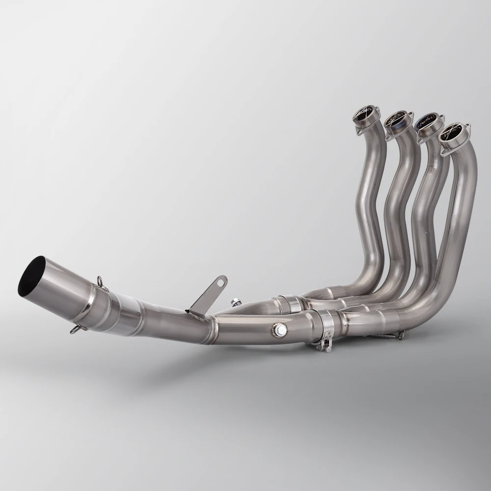 

Motorcycle High Performance Exhaust Tube Accessories 60MM Interface Manifold Headers Front Line Pipe For Yamaha R1 R1M 2015-2024