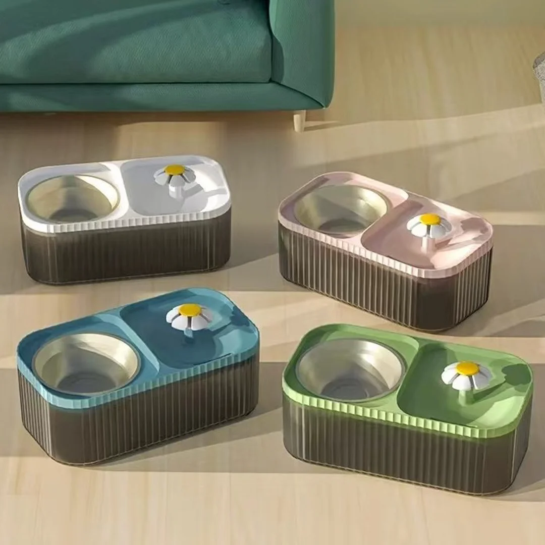

Cat and Dog Water Dispenser Food Bowl Two-In-One Automatic Circulation Smart Water Dispenser Cat Bowl Live Water Feeder for Dogs
