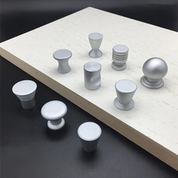 KK&FING 1 PCS Aluminum Alloy Silver Cabinet Handles Wardrobe Dresser Drawer Knobs Kitchen Cupboard Door Pulls Furniture Hardware