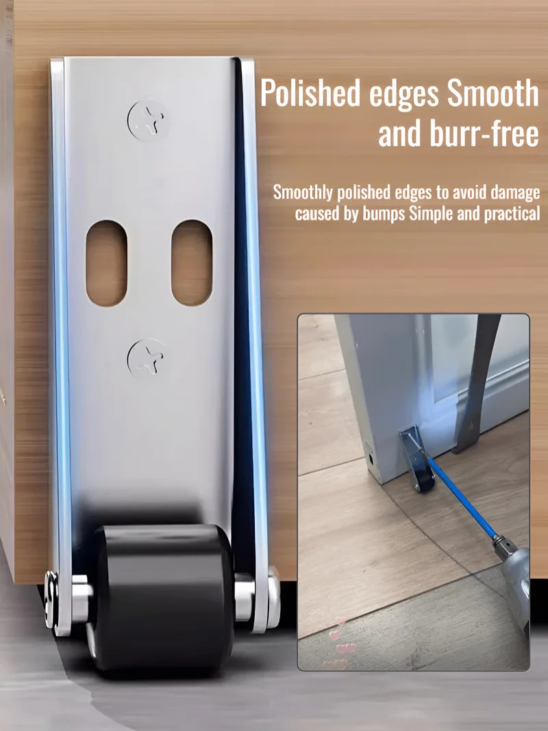 

Old Wooden Door Anti Sagging Roller Sliding Door Bottom Wheel Durable Adjustable Easy Installation for Home Maintenance