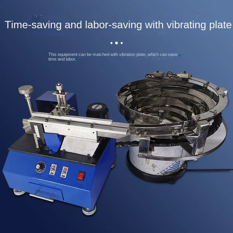 Fully automatic new electric bulk safety capacitor cutting LED light transistor foot shearing machine vibrating plate