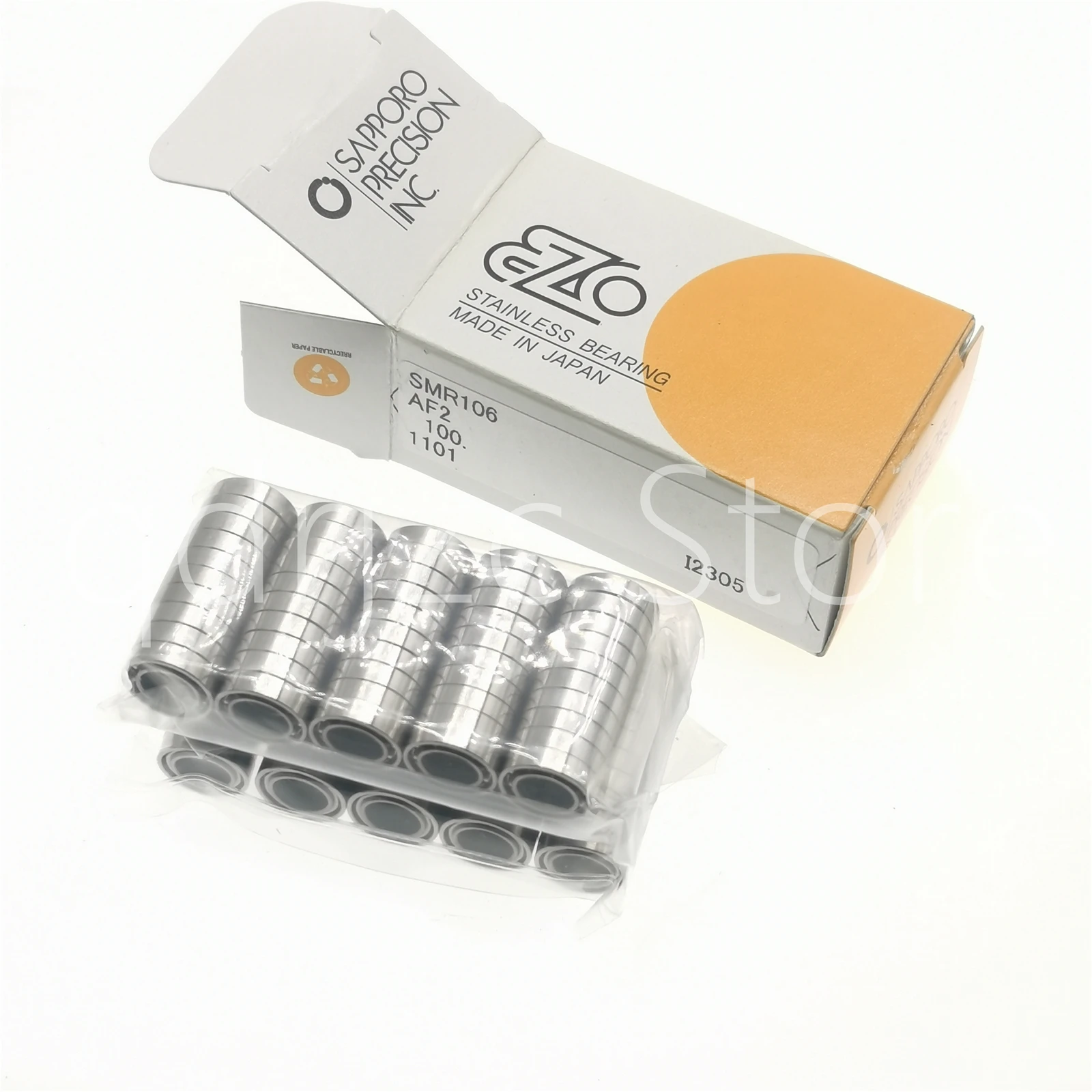

SMR106 = MR106H DDL-1060 (10 Pc）Open Micro Lager 6mm X 10mm X 2.5mm