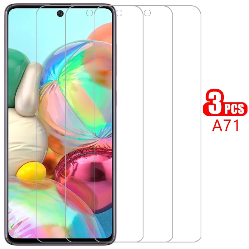 Protective Tempered Glass For Samsung A71 5G 4G Screen Protector On Galaxy A 71 71A Film Samsun Samsumg Sansung Galxy Samsunga71