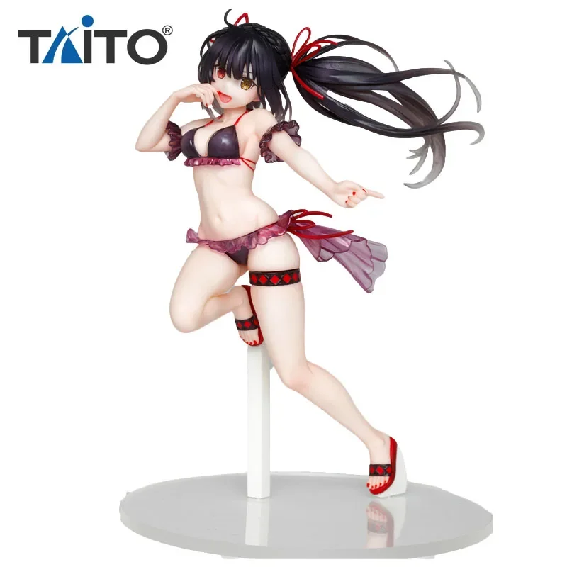 Official Genuine TAITO Dating Battle: Saki Kuang Three Scenic Products Cannot Be Made By Hand Ornament Models Toys Movies Anime