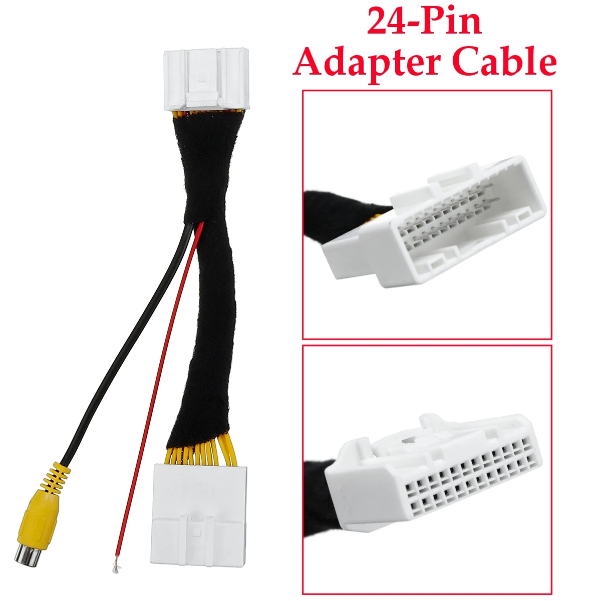 For Renault Clio 4 IV 2012-2019 Car Rear View Back Up Reverse Camera Sets Clear Night Vision RCA with 24Pin Adapter Cable