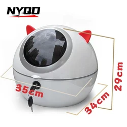 Motorcycle Trunk Cute Personalized Trunk Large Capacity Waterproof Anti-collision Motorcycle Box Top Case Electric Vehicle Trunk