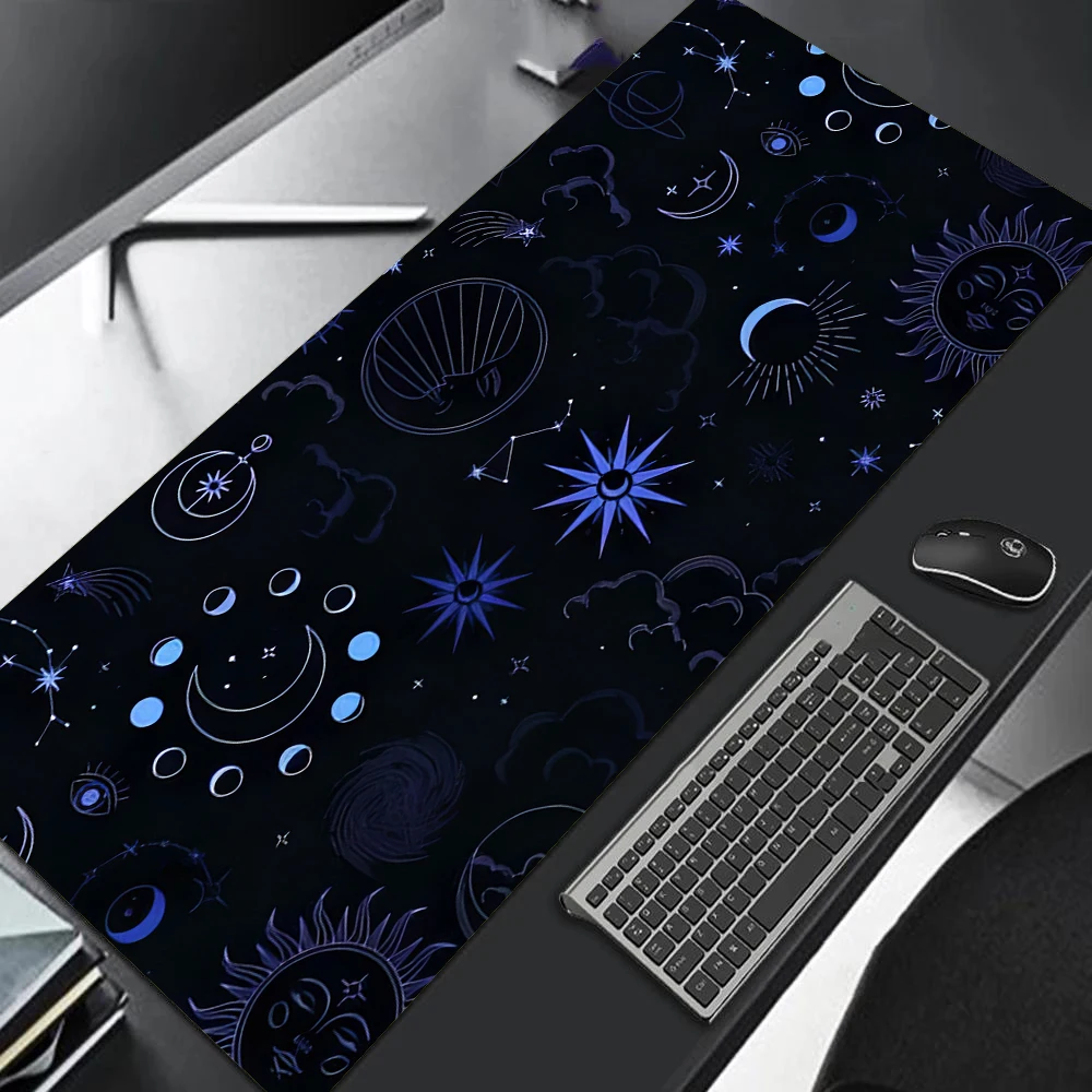 Starry Sky Mouse Pad Pc Gamer Accessories Universe Extended Mat Mouse Company 900x400 Office Pad for Computer Mouse Gaming Desk