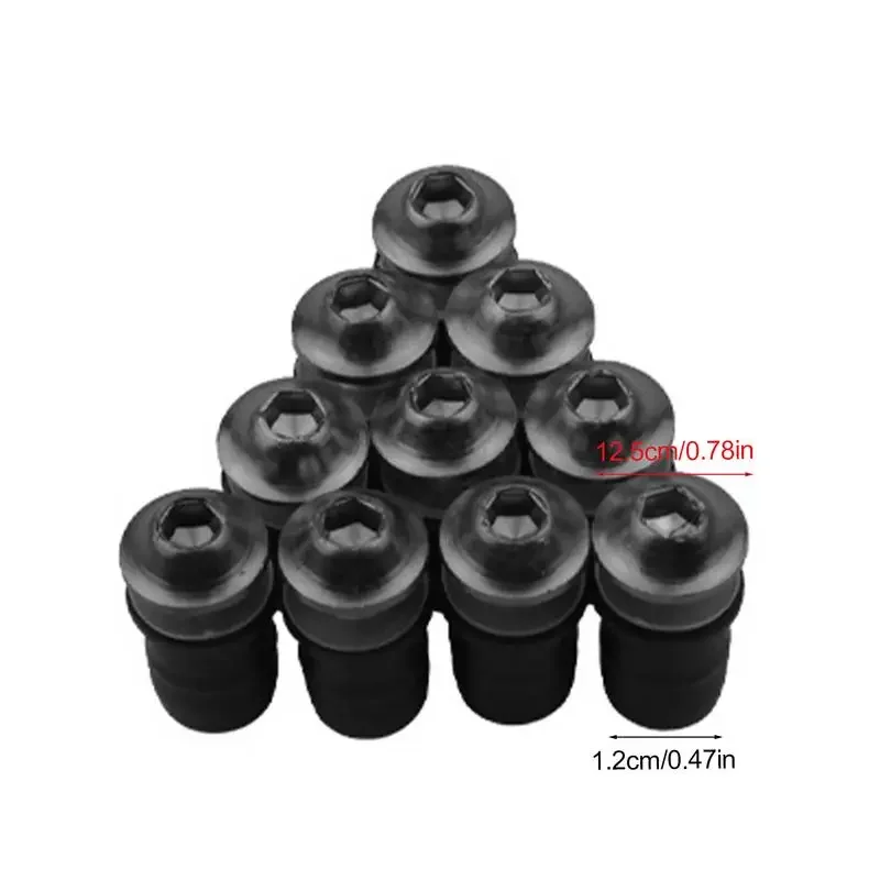 10Pcs Motorcycle Bolt Kit Nuts Fairing Kit 5mm Screws Fasteners Fairing Screws Fairing Bolt Kit M5 Bolts Mounting Kits