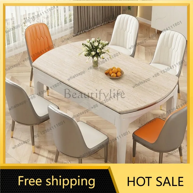 PG Modern Luxury Dining Table Restaurant Mid Century Nordic Designer Dining Table Service Kitchen Mesas De Jantar Home Furniture