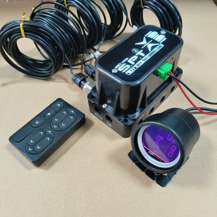Fresh New Airlux Remote Control Air Suspension Kit for Honda Vrv Car Suspension Parts Solenoid Valve and Gauge