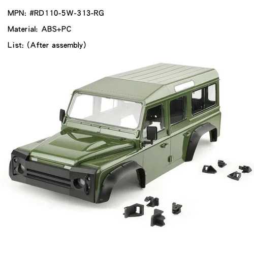 RCボディーDEFENDER RCDream Wild-Defender RD110 313mm wheelbase Hard Body 5Door