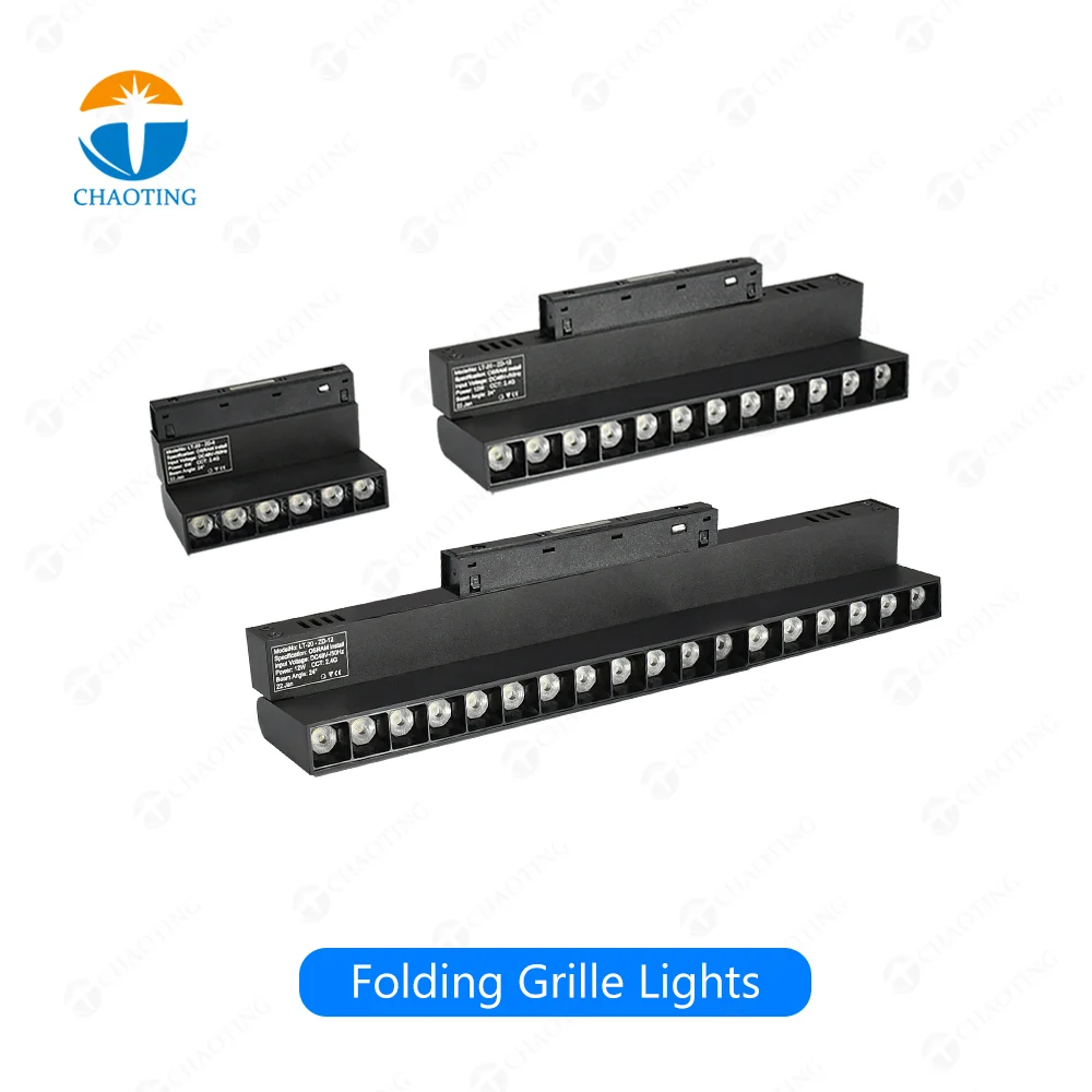 OEM Niederdruck 48V 20mm Smart Tuya App Wifi Dimmbare CCT Einstellbar 6W 12W 20W Cob Led faltbare Magnetische Track Grille Lichter