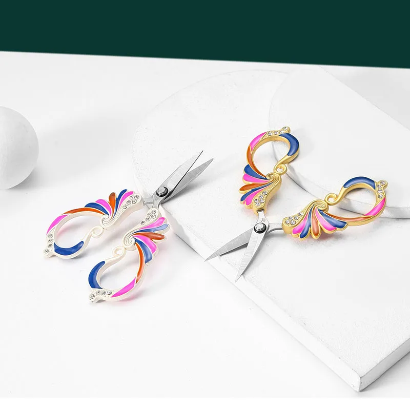 Vintage Tailor Sewing Scissors Craft Embroidery scissors DIY Craft Thread Small Scissor For Sewing And Needlework Cutting Shears