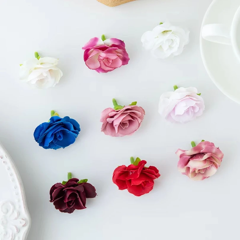 Künstliche Blumen Seidenrosen-Teeknospen für Garten, Hochzeit, Girlanden, Heim, Büro, Dekoration, Festival, DIY, Bestseller, Günstiges Geschenk, Scrapbooking