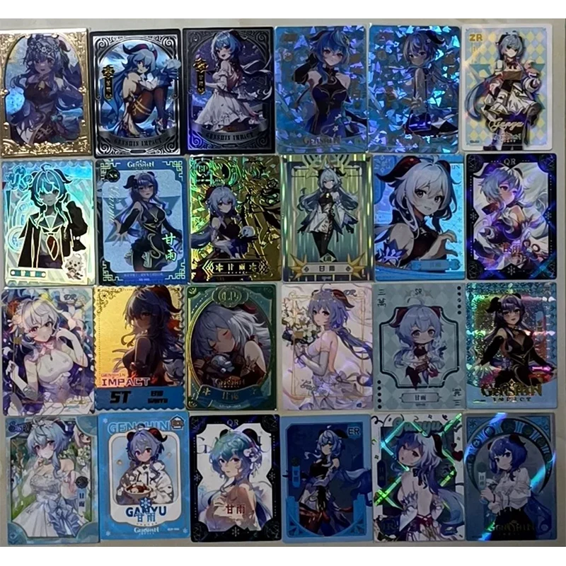 Goddess Story Yae Miko Beelzebul Ganyu Hu Tao Keqing Yoimiya Character Collection Series Cards boy toy Birthday Christmas gifts