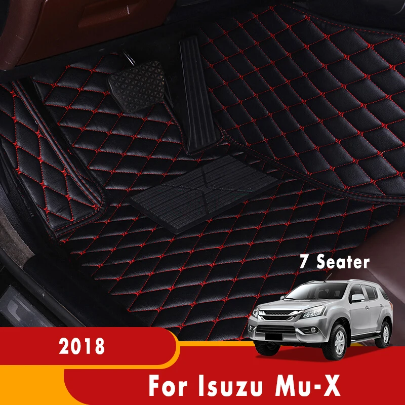 

Carpets Car Floor Mats For Isuzu Mu-X 2018 (7 Seats) Full Surround Foot Pedals Accessories Interior Anti-Dirty Decoration Rugs