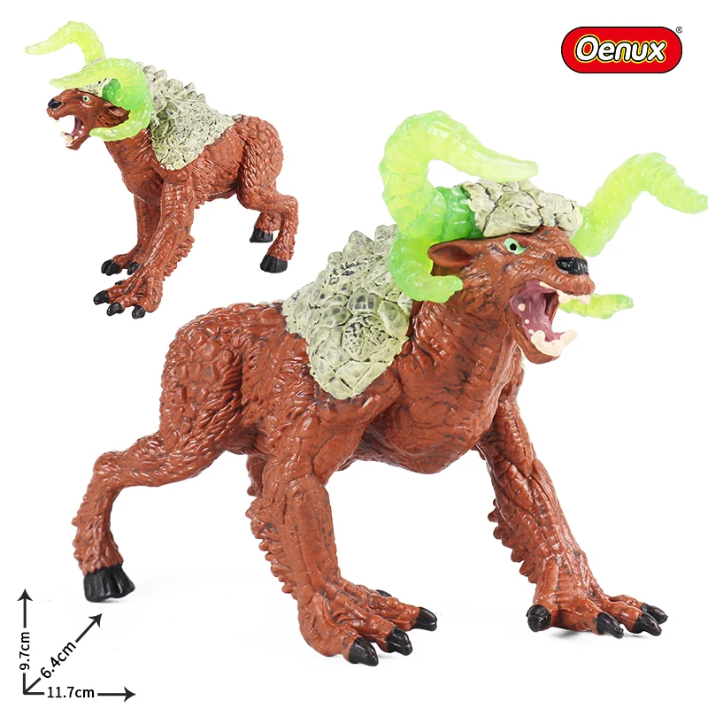 Oenux Mythischer Dinosaurier Drache Tiger Golem Löwe Schneemänner Rinder Modell Actionfiguren Künstlerische Dekoration Sammlung Kinderspielzeug