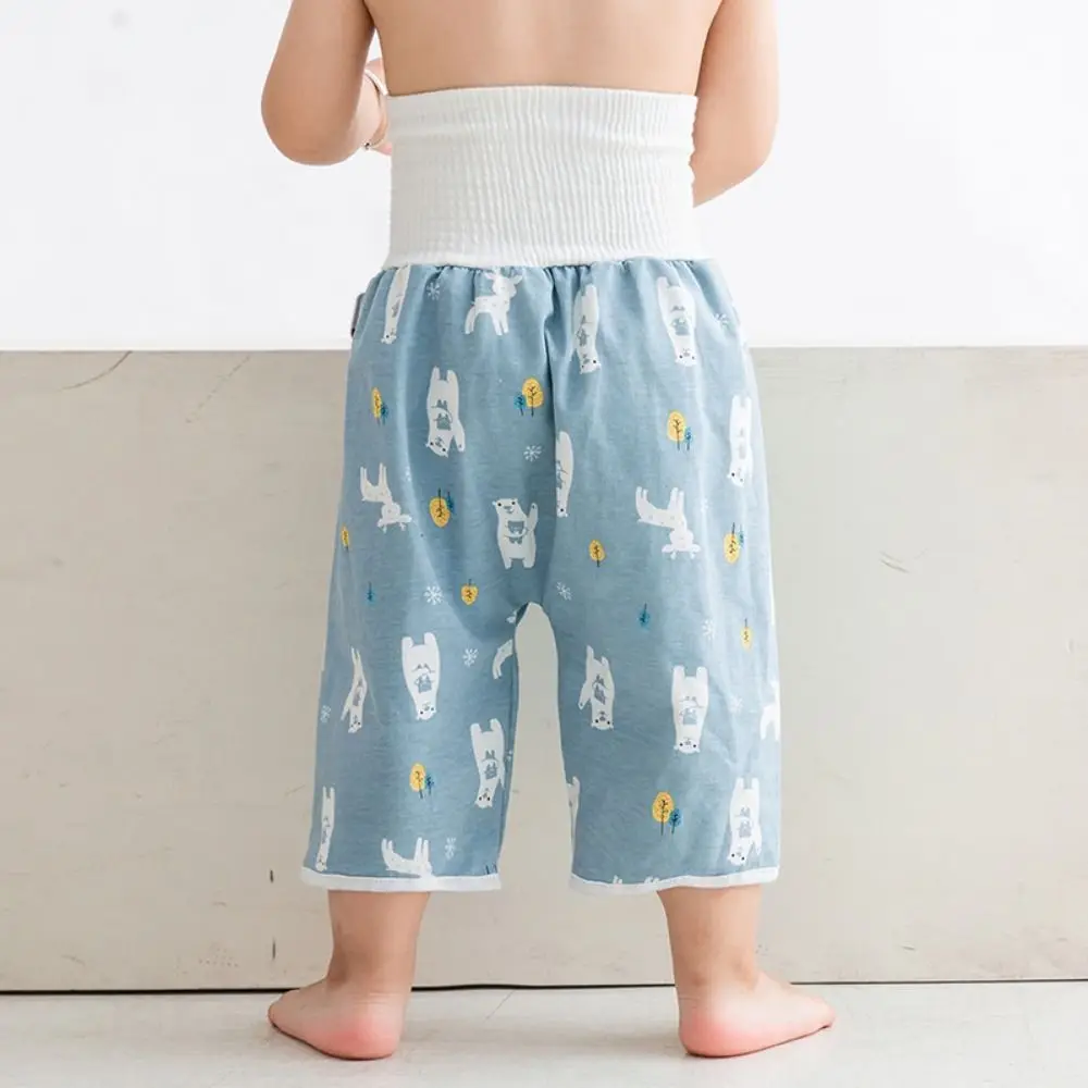 Pañales de tela cambiantes para niños, ropa interior de algodón, pantalones de entrenamiento, 2 en 1, ropa de cama para dormir, pañales para bebés