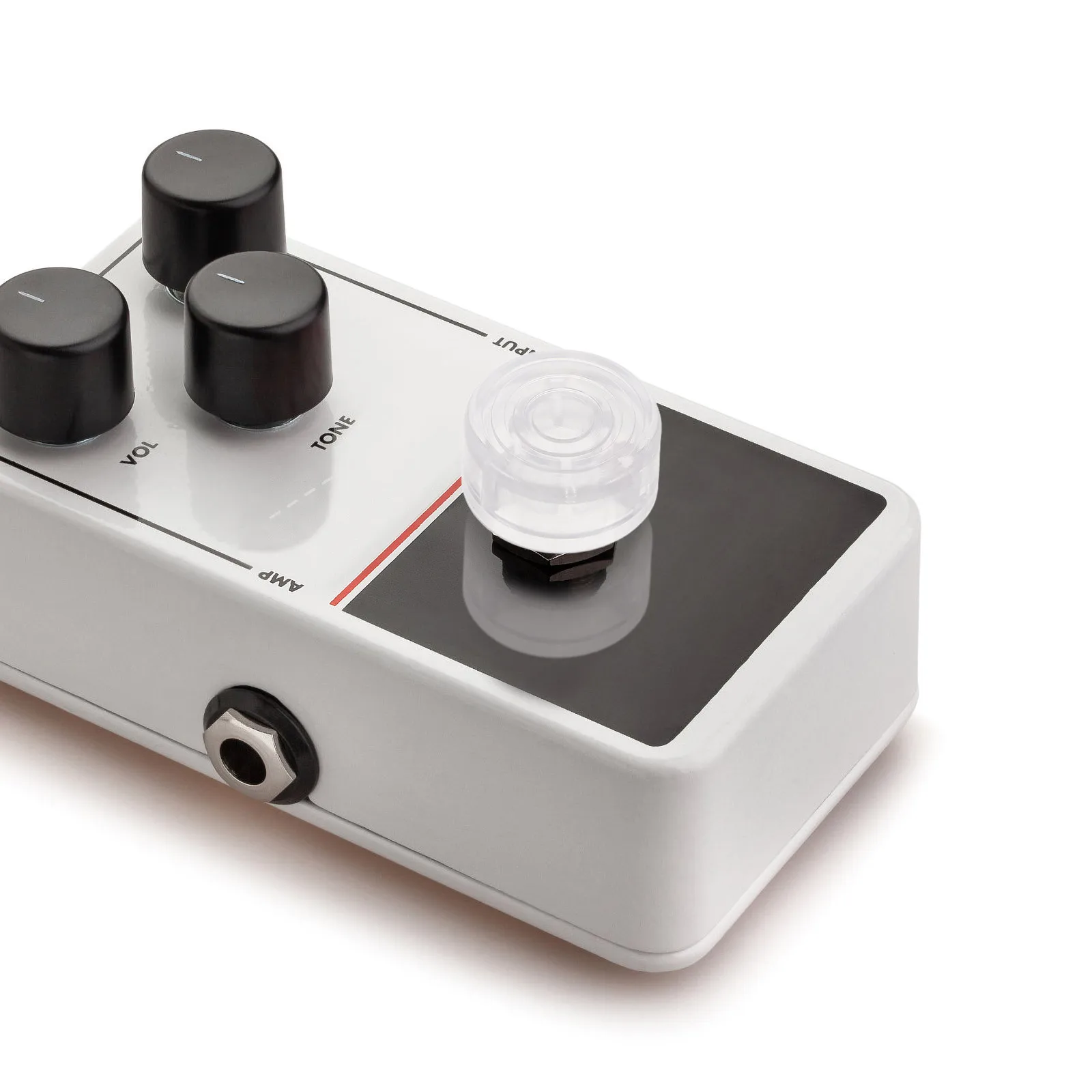 20Pcs Guitar Pedal Footswitch Cap Transparent Durable Protective Covers for Guitar Effect Pedal Buttons Footswitch Cap