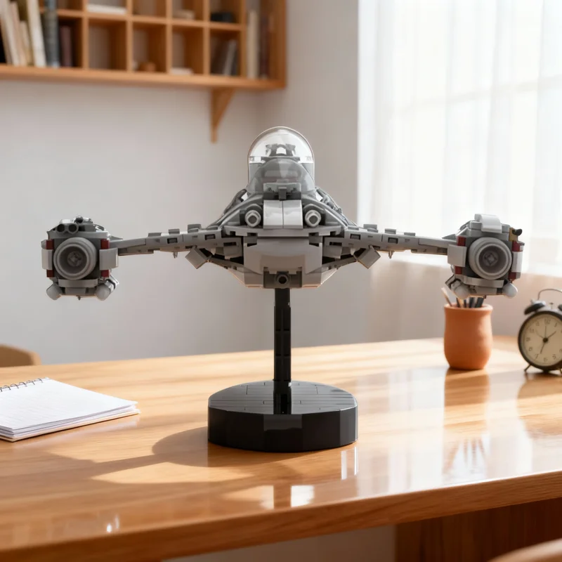 

482pcs MOC Ultimate Playset Mando S Starfighter Model Building Christmas Gift Blocks Assemble DIY Creative Education Toy Kids