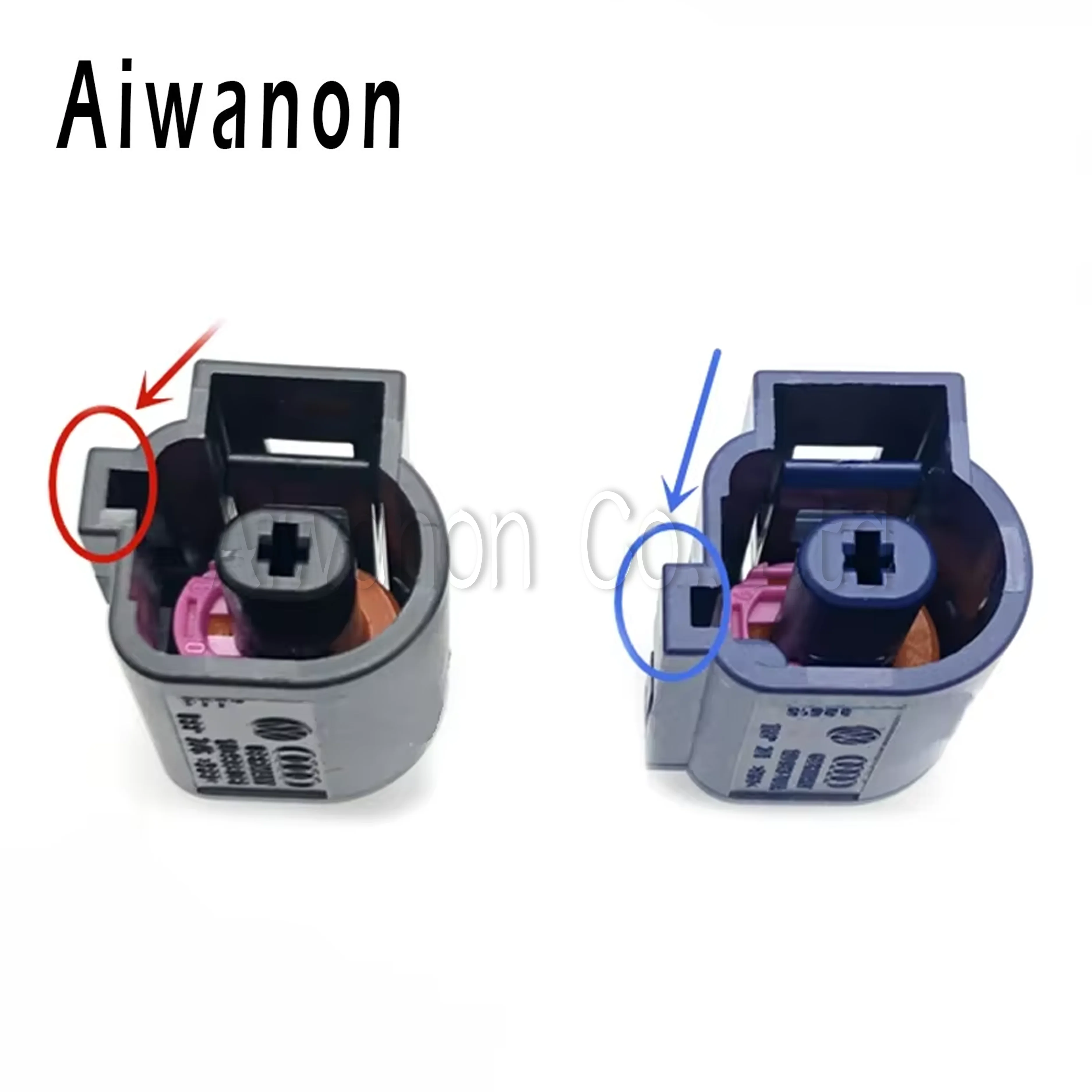 

1 Set 1 Pin Wired Pigtail Auto Waterproof Female Electronic Connector Wire Harness Plug With Cable 1J0 973 081 1J0 973 701A