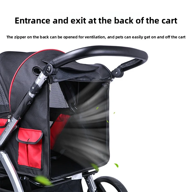고품질 4륜 애완동물 트롤리, 고양이와 강아지를 위한  - Pet Stroller Carrier 리뷰 및 가격