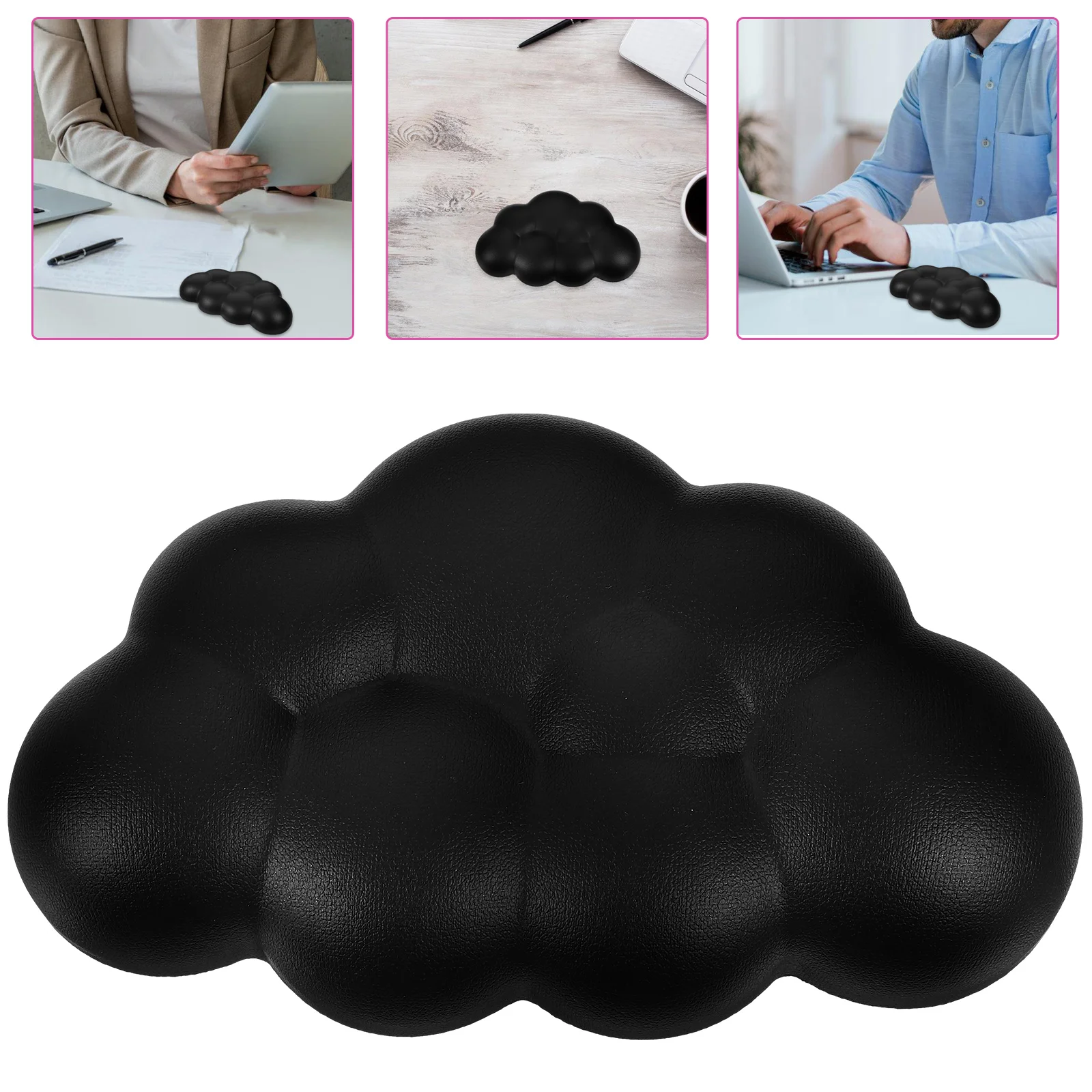 

Keyboard Wrist Rest Supple Sponge Pu Material Ergonomic Design For Computer Mouse Pad Soft Skin-Like Touch Office Home Desk