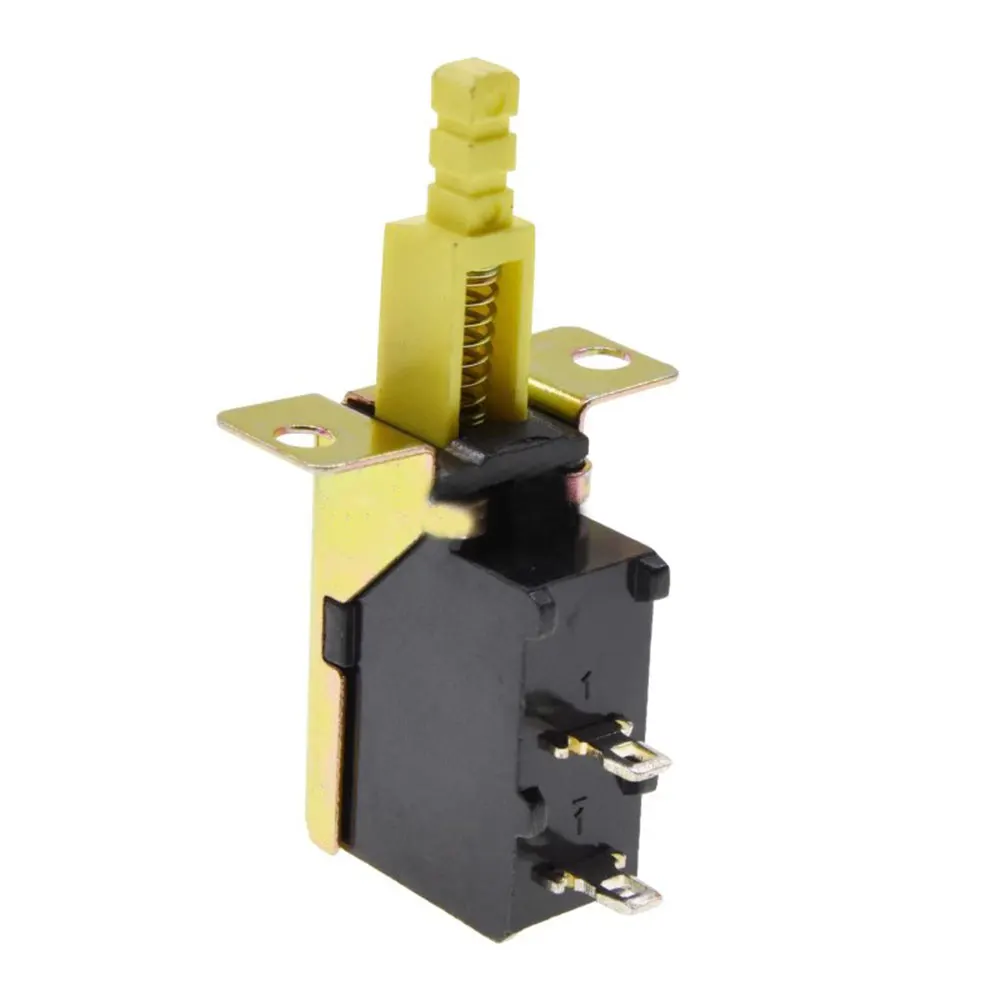 1Pcs Straight Key Self-Locking Copper Switch KCD-A10 SW-3 A04 Power Switch 2Pin inside Spring 8A For Range Hood