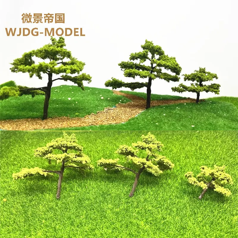 Creative manual model tree building model materials the train railway wire trees model tree 10-20 cm