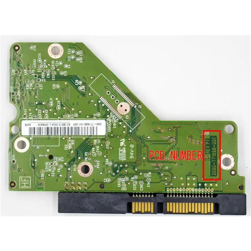 WD15EARS WD20EARS WD20EURS , HDD PCB, 2060-771698-002 REV P1 , 2060-771698-002 REV A , REV P2 2060 771698 002, 2061-771698-802