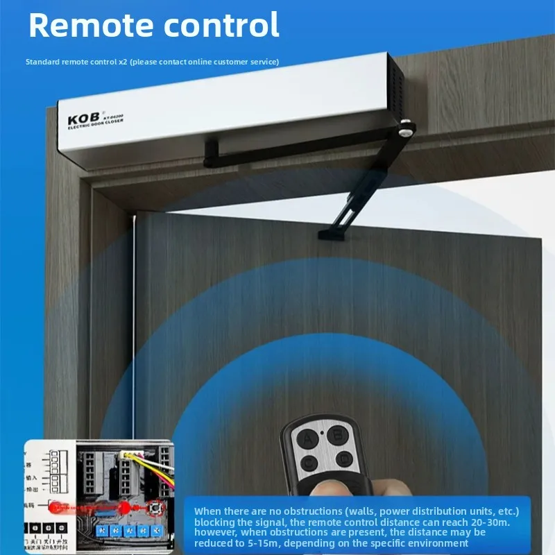 KOB Automatic Door Opener Electric Closer Automatic Door Opener Unit Induction Automatic Swing Door Ferme - Porte Automatique
