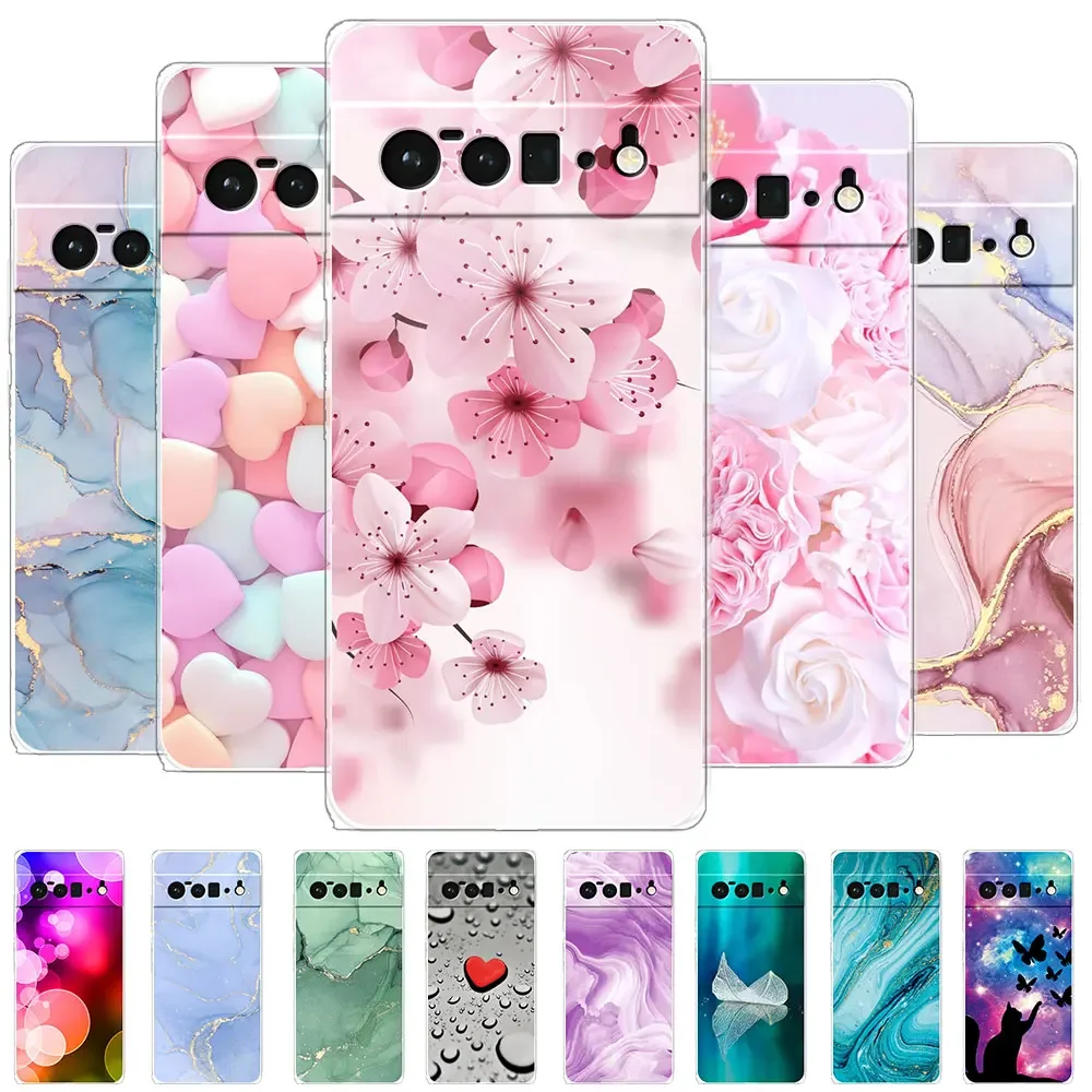 For Google Pixel 6 Case Pixel6 6A 6 Pro Silicon Soft TPU Protective Cover For Google Pixel 6A Pixel6A 6Pro Phone Case Fundas