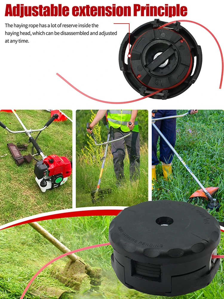 

1 шт., высокопроизводительная триммерная головка для -225, -230, -210-для Echo, запасные части для кустореза, головка триммера для травы, садовый инструмент