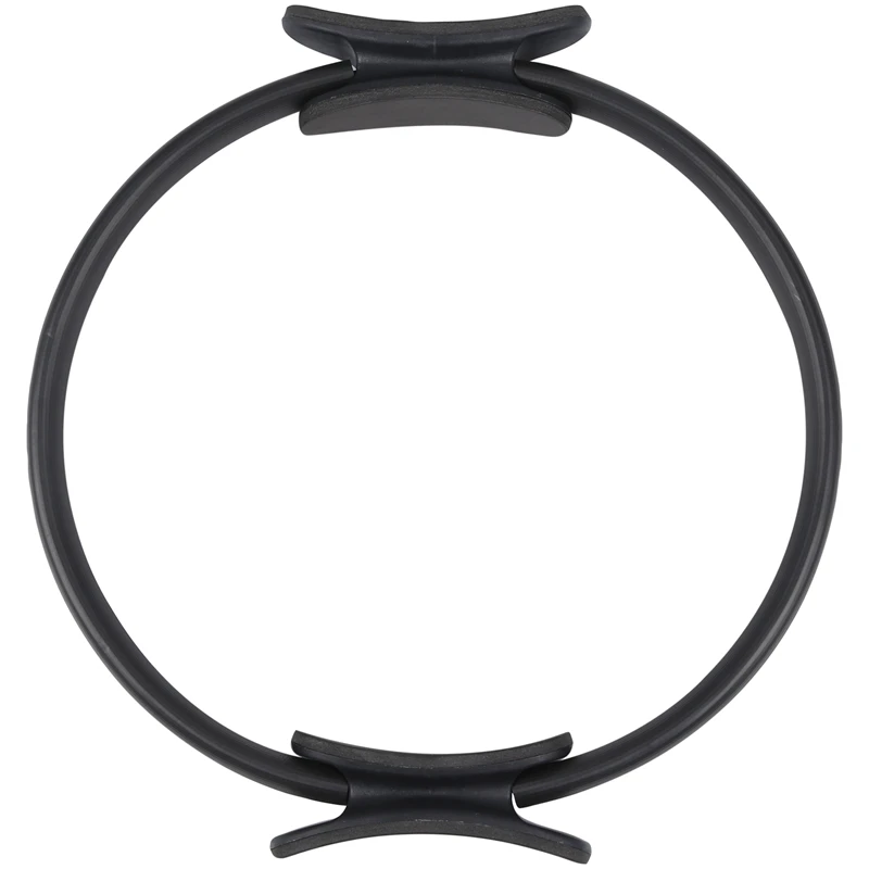 Pilates Ring Magic Circle Body Sport Exercise Fitness Strength Yoga Tool-Black