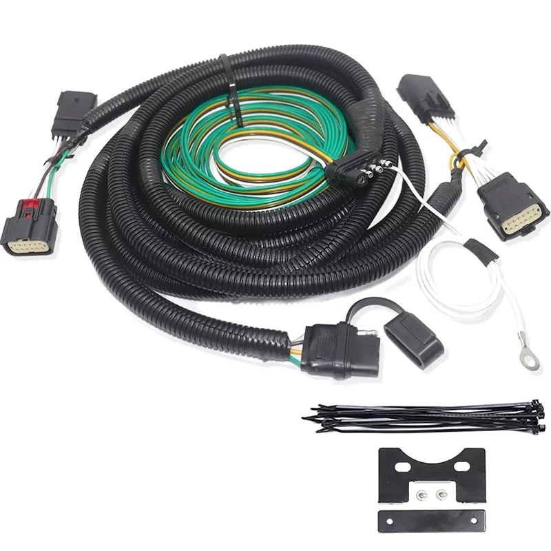 

NEW-58964 Towed Vehicle RV Wiring Harness Kit For Flat Towing For Jeep Wrangler JL 2018-2024