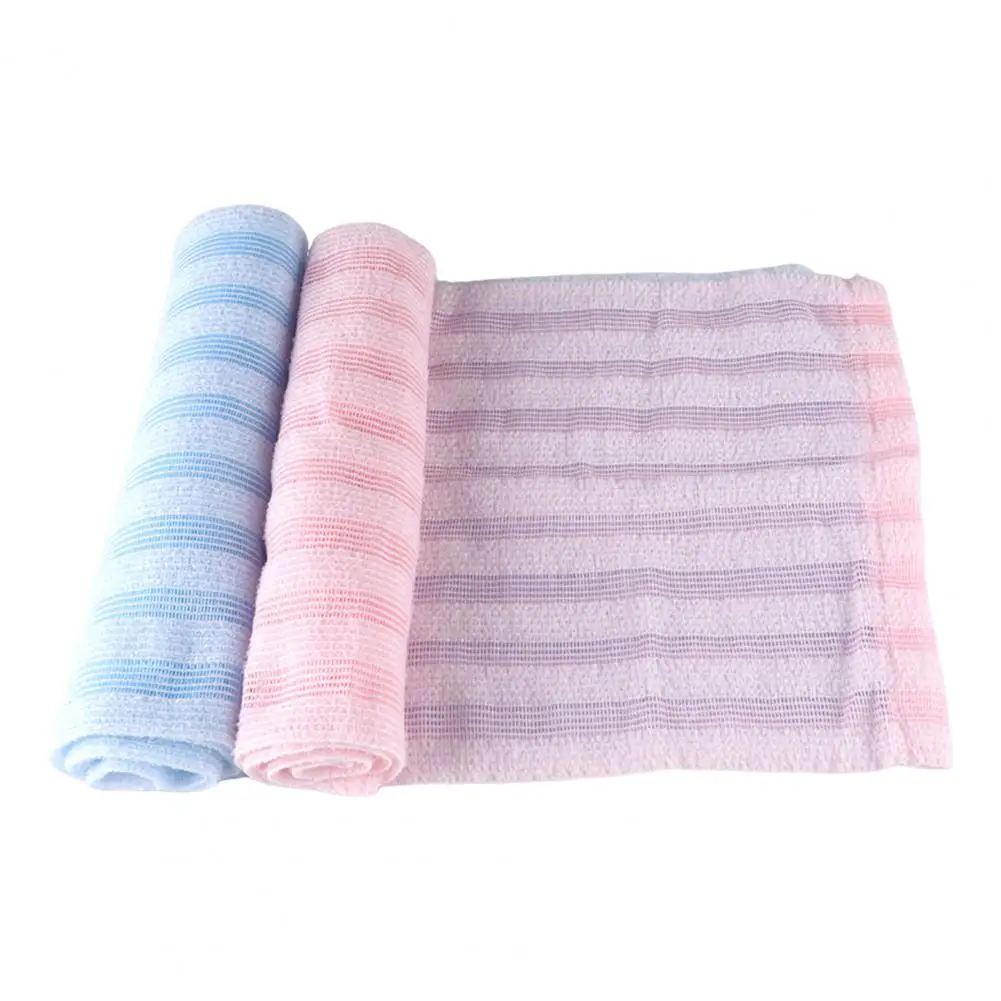 Bath Towel with Foaming Net 2pcs Exfoliating Shower Towels with Foaming Net Long Strip Back Scrubber Quick-drying Bath for Men